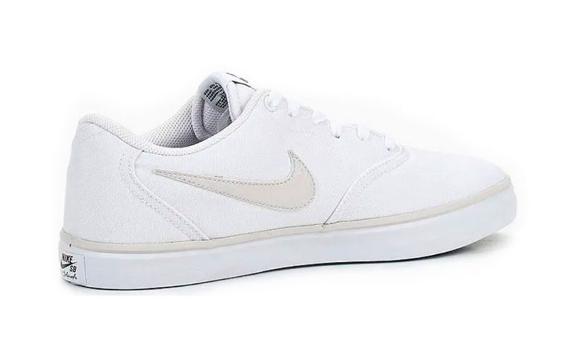 atributo Maldición aficionado Nike Sb Check Solar Canvas Blanco - Muy resistentes y cómodas