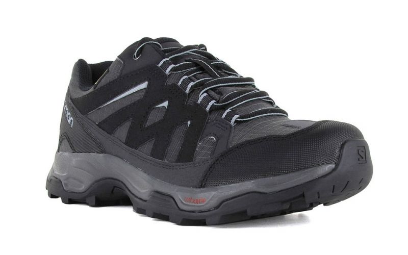 Salomon Effect Grey Black Fastening and protection