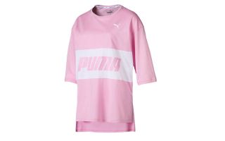 CAMISETA MODERN SPORTS BOYFRIEND ROSA BLANCO MUJER