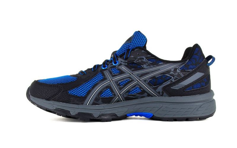 Asics gel top bleu noir