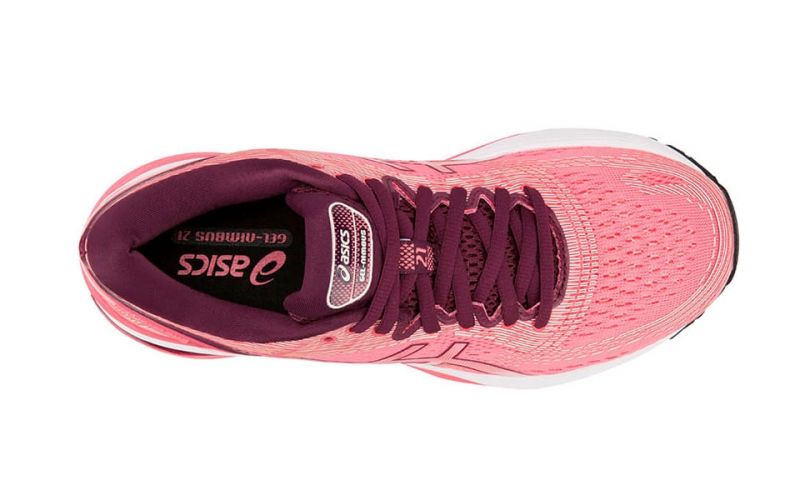 asics gel nimbus rosa