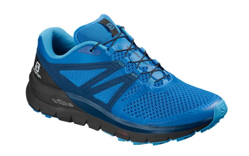 Salomon Sense Max 2 Blue Black Men trail running shoes
