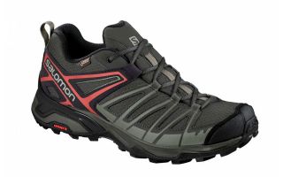 SALOMON X ULTRA 3 PRIME GTX GRIS ROJO L40741400