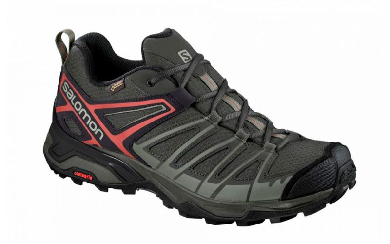 Salomon X Ultra 3 Prime GTX grigio rosso - Con ottima stabilita