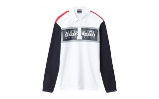 Napapijri POLO EMEI BLANC ROUGE