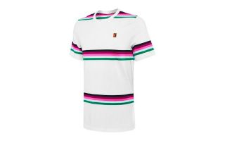 NIKE CAMISETA HERITAGE STRIPE  BLANCO MULTICOLOR