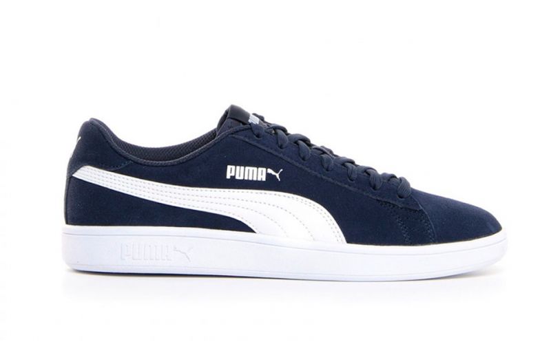 igual Padre fage Descubrir Puma Smash V2 Azul Marino Blanco