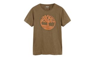 TIMBERLAND CAMISETA BRAND TREE LIN MARRON