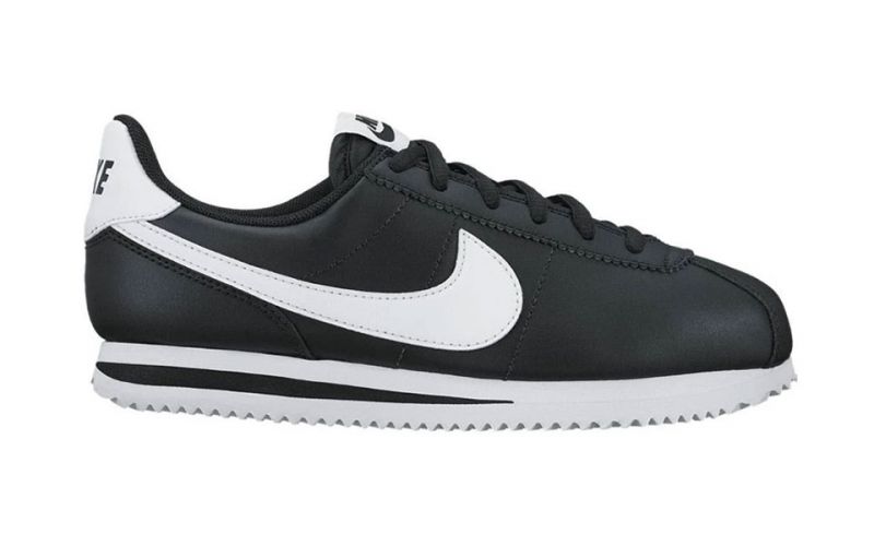 nike cortez negro con blanco