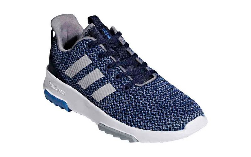 apagado resbalón Confirmación ADIDAS Cloudfoam Racer Tr azul gris junior - comodidad y confort