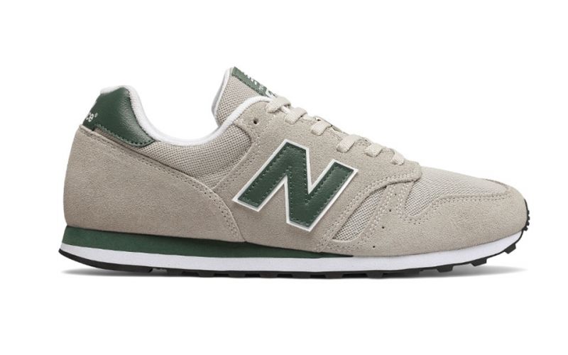 new balance gris y verde