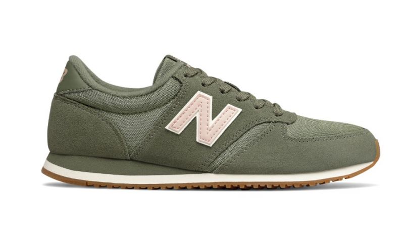 algas marinas creativo Detenerse New Balance WL420 Lifestyle Verde Rosa Mujer - Estilo confortable