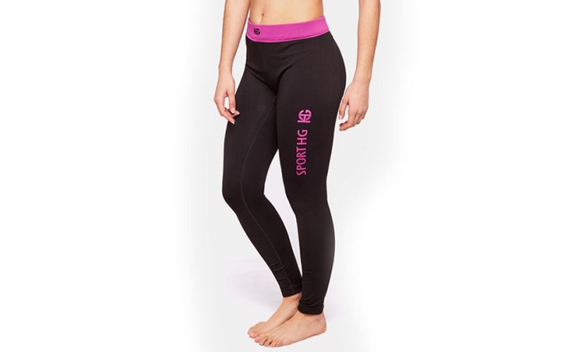 Sport Hg Pantalon Largo Hg Holstein Negro Fucsia Mujer - Farbe: Eu MGröße: DAMEN- Erzeugniscode: 8435222332837