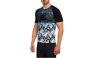 Sport HG T-SHIRT MANICA CORTA SPIKE NERO BLU