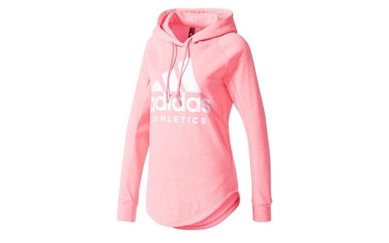 carrera humedad Rico Sudadera ADIDAS Sport ID Rosa mujer - Con capucha