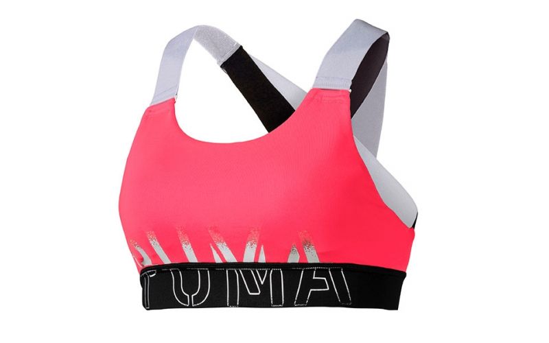 Puma Sujetador Feel It Rosa Negro Mujer - Farbe: Eu SGröße: DAMEN- Erzeugniscode: 4060981258834