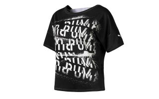 Puma CAMISETA HIT FEEL IT NEGRO MUJER