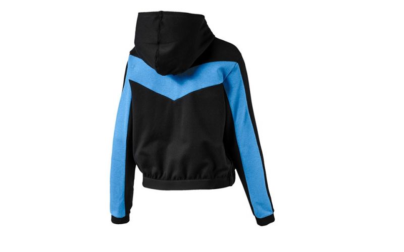 sudadera azul turquesa mujer