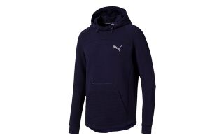 Puma SUDADERA CON CAPUCHA EVOSTRIPE AZUL MARINO