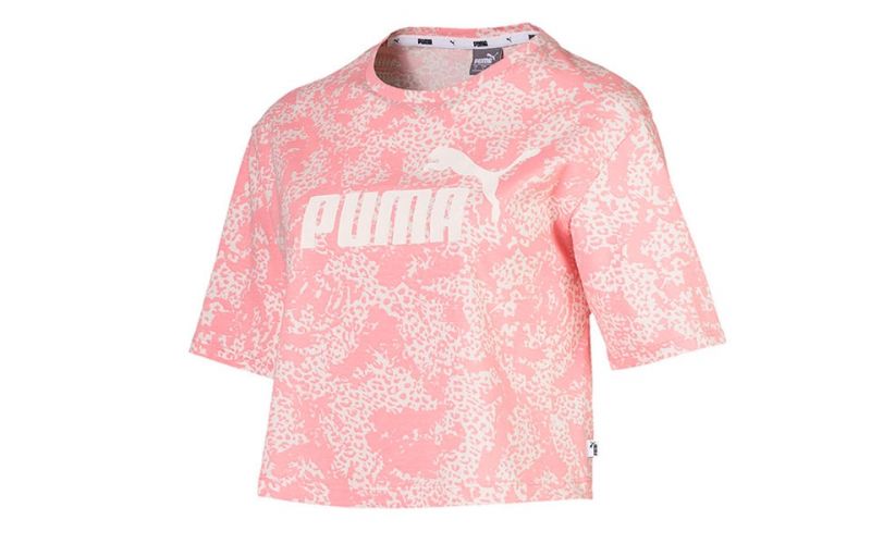 Puma Elevated Essentials Cropped Logo Aop Rosa Mujer - Farbe: Eu SGröße: DAMEN- Erzeugniscode: 4060981345282