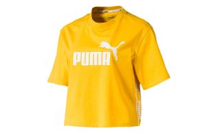 CAMISETA AMPLIFIED CROPPED MUJER AMARILLO