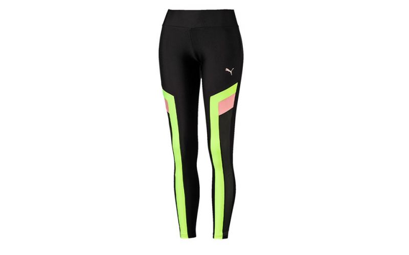 Puma Mallas Chase Negro Amarillo Mujer - Farbe: Eu SGröße: DAMEN- Erzeugniscode: 4060981508977