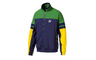 Puma CHAQUETA XTG WOVEN AZUL GRIS