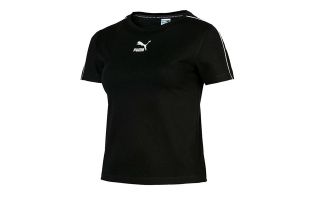 CAMISETA ENTALLADA CLASSICS NEGRA MUJER