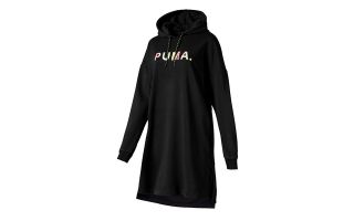 Puma VESTIDO SUDADERA CON CAPUCHA CHASE NEGRO