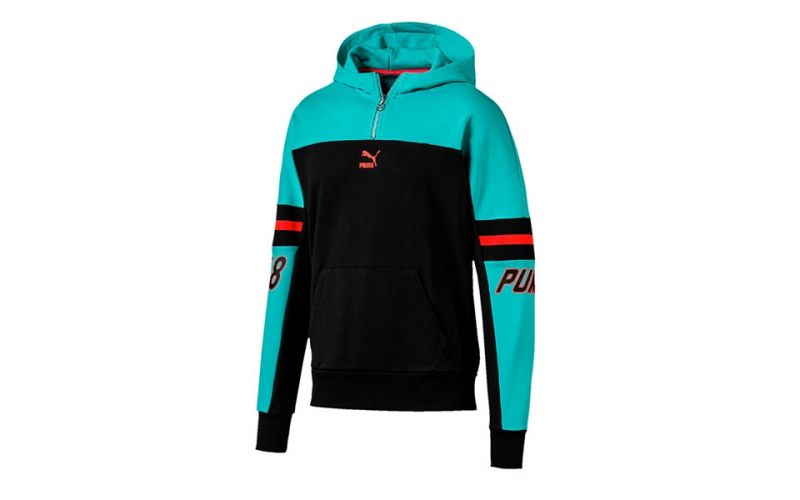 Puma Sudadera Luxtg Negro Verde - Farbe: Eu SGröße: HERREN- Erzeugniscode: 4060981559047