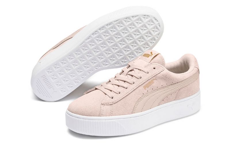 puma vikky stacked beige
