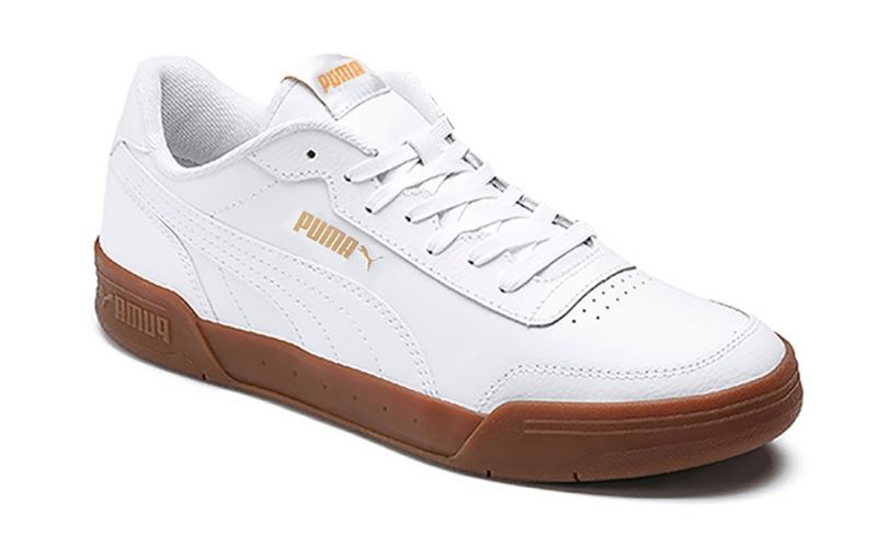 puma white and brown