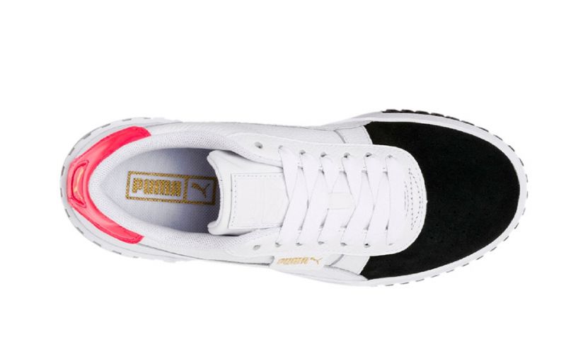 puma cali blanche noir femme