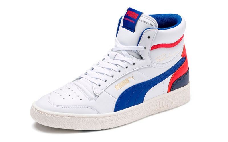 puma ralph sampson white blue