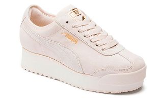PUMA ROMA AMOR SUEDE BEIGE MUJER 370946 02