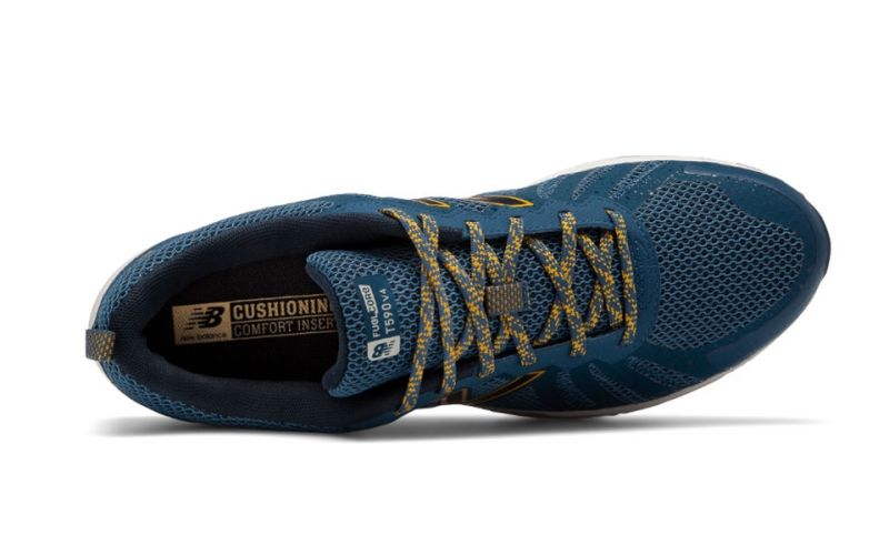 New Balance 590v4 blue yellow - Trail running shoes for men