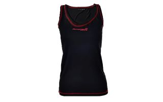 CAMISETA TIRANTES BOLT MUJER NEGRO ROJO