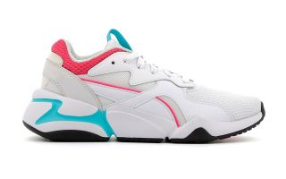 PUMA NOVA MESH BLANCO ROSA MUJER