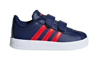 ADIDAS VL COURT 2.0 CMF I AZUL ROJO BEBE F36400