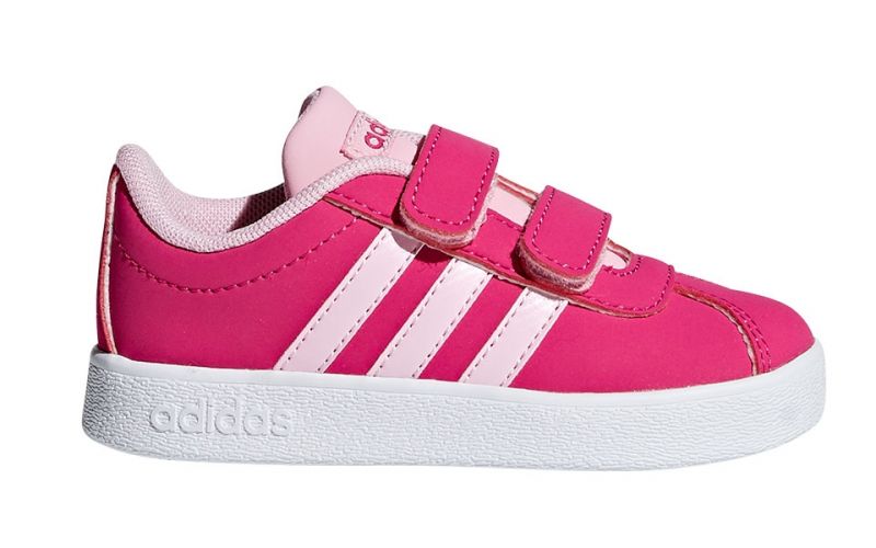 adidas Vl Court 2.0 CMF I Fucsia Bebé - Cierre con velcro
