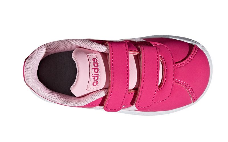 adidas Vl Court 2.0 CMF I Fucsia Bebé - Cierre con velcro