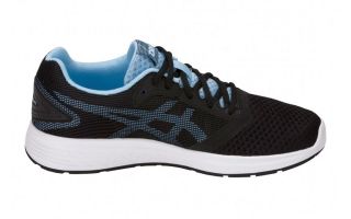 ASICS PATRIOT 10 NEGRO AZUL MUJER 1012A117 003