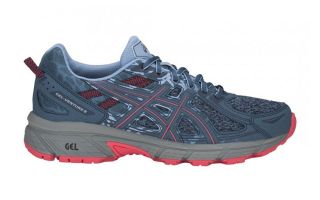 ASICS GEL VENTURE 6 AZUL ROJO MUJER 1012A504 400