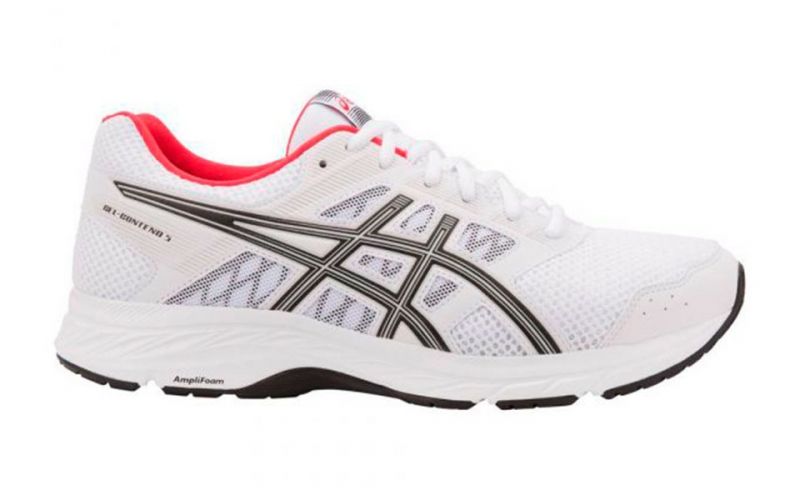 asics contend 5 white