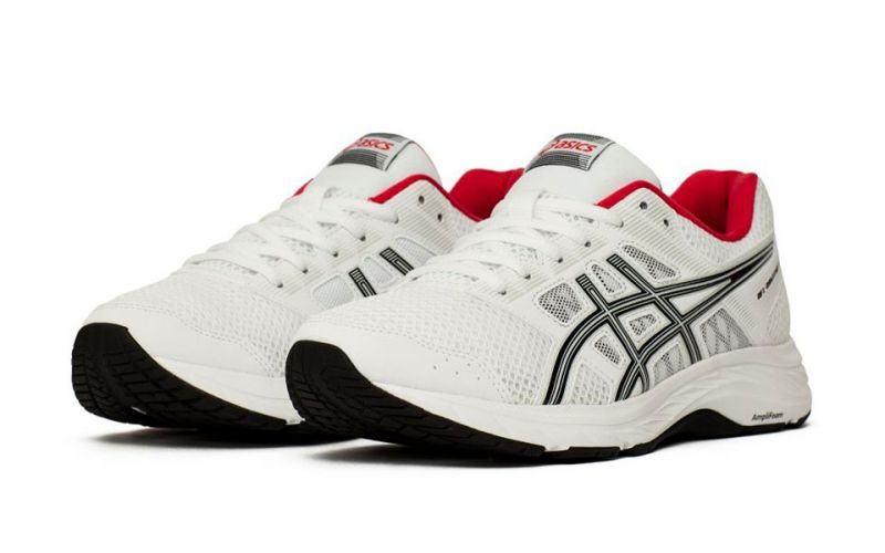 asics contend 5 white