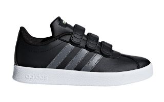 ADIDAS VL COURT 2.0 CMF JUNIOR NEGRO F36387