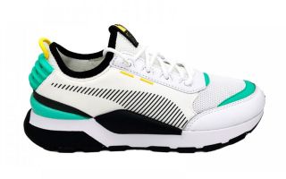 Puma RS-0 TRACKS WHITE AQUA BLACK