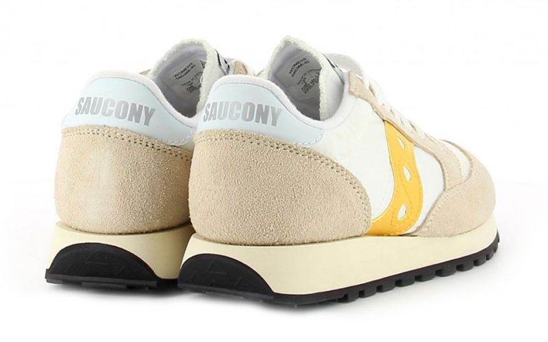 Saucony Jazz Original Vintage Mujer Beige Amarillo - Top zapatillas casuales