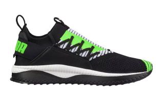 Puma TSUGI JUN NEGRO VERDE 365489 09