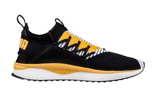 Puma TSUGI JUN SCHWARZ WEISS GELB 365489 10